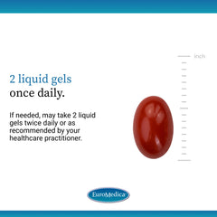 EuroMedica Curcumin-Boswellia gel capsules designed for daily use.