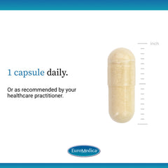 EuroMedica Zinc Plus Selenium daily dose, one capsule for cellular health potential.