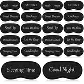 Eurzom 20-piece sleep mask bulk set for home or travel, with soft comfort.