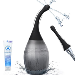 Euwvdy bendable nozzle enema shown for adjustable cleaning angles