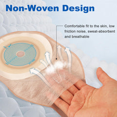 Evenpop colostomy bag observation window for quick monitoring