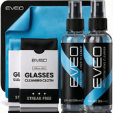 EVEO eyeglass cleaner spray no-streak lenses for on-the-go clarity