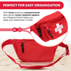 Ever Ready First Aid fanny pack with adjustable strap for a secure, comfortable fit