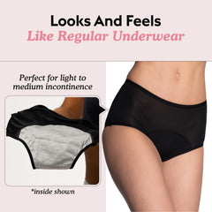 Everdries 100-percent-leakproof underwear guards against light to medium leaks.