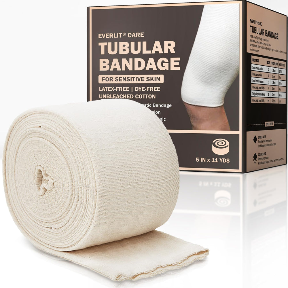 Everlit 560D cotton blend bandage roll, breathable and comfortable for daily compression