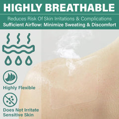 Everlit Care gentle hydrocolloid adhesion minimizes irritation and allows gentle removal.