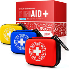 EVERLIT CARE MiniAid kit with carabiner attachment for quick on-the-go access.