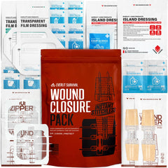 EVERLIT Wound Closure Pack zip-stitch closure offers fast, stitch-free wound management for minor injuries.