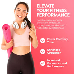 Eve's Cycle nattokinase capsules in hand for easy daily intake