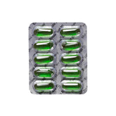 Evion vitamin E soft gel bottle with 50 capsules for daily skin and hair care.