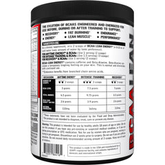 Mixed glass of EVL BCAA Lean Energy Powder Fruit Punch illustrating hydration and flavor