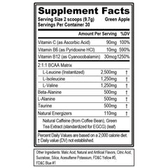 Pouring EVL BCAAs Energy powder into water for quick hydration