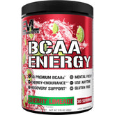 EVL BCAAs Energy preworkout powder tub with 5 g BCAA and Beta Alanine highlighted