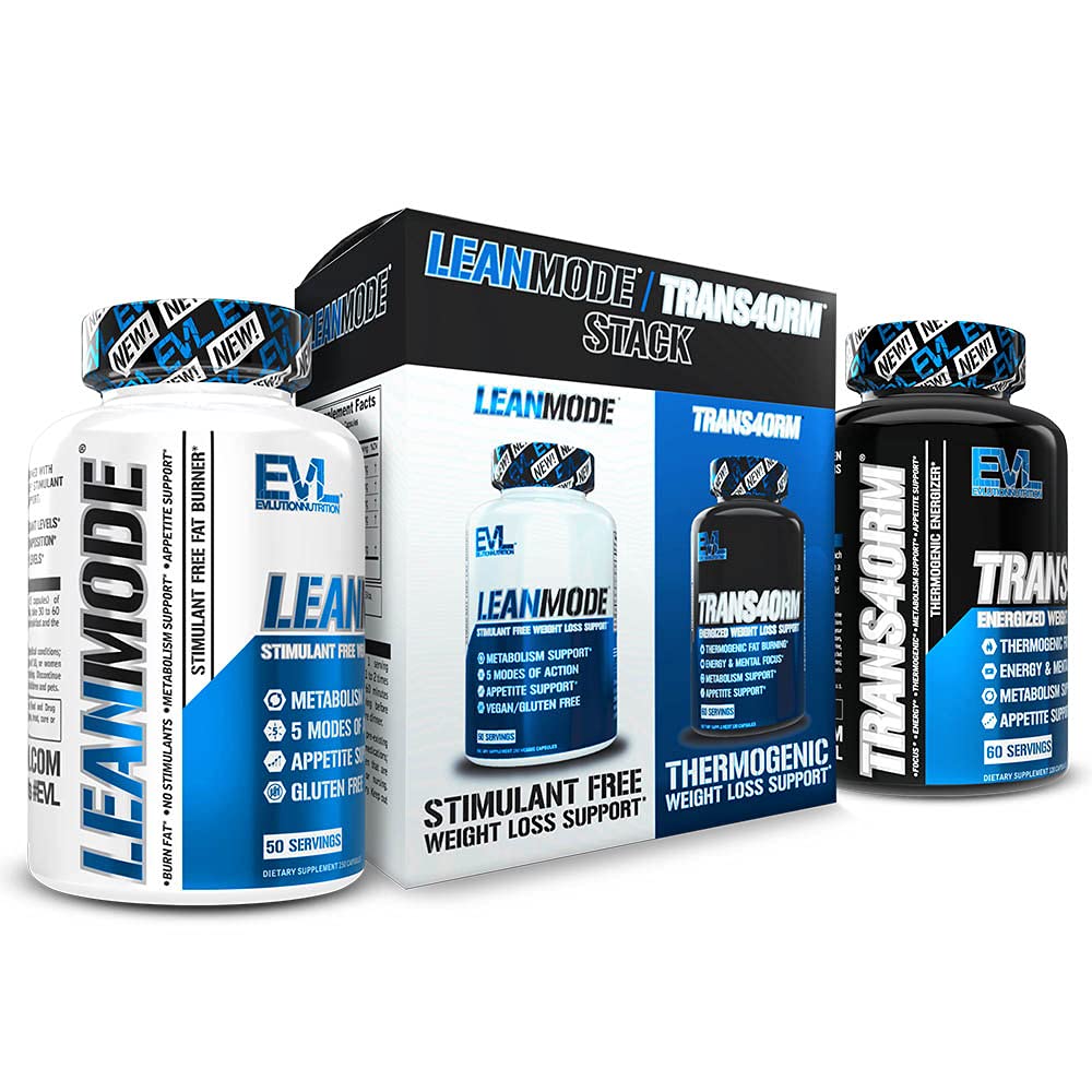 EVL Trans4orm bottle pour shows portable thermogenic support for on-the-go fitness routines.