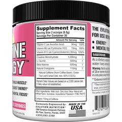 Evlution Creatine Energy powder scoop provides quick, precise servings.