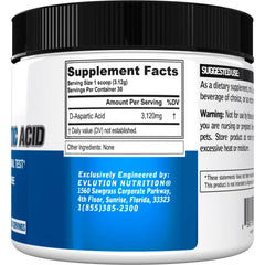 Evlution DAA powder scoop ready for workouts