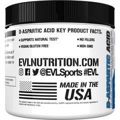 Evlution DAA powder being measured into a shaker for pre-workout use