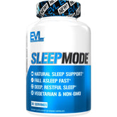 EVLUTION Herbal Complex Sleep bottle showcasing SleepMode blend for restful nights.