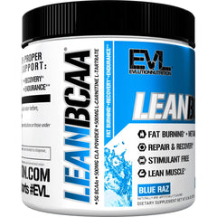 EVLUTION Lean BCAA post-workout scene emphasizing recovery and energy.