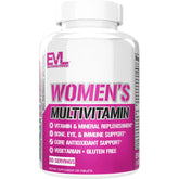 Evlution Women's Multivitamin bottle front showing daily wellness support