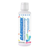 Evogen Carnigen bottle pour shows caffeine-free fat metabolism support.