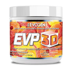 Evogen EVP-3D bottle highlighting pump and nitric-oxide support