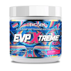 Evogen EVP Xtreme NO powder scoop for an intense pre-workout pump.