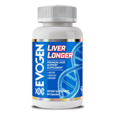 Evogen Liver Longer bottle front with capsules for premium liver support