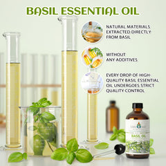 EVOKE OCCU Basil essential oil used in candle making and gifts.