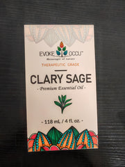 EVOKE OCCU Clary Sage Oil dropper for easy blending with carrier oils.