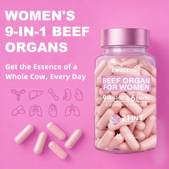 Ewecxine Beef Organ Supplement for Women liver capsule focus for vitality