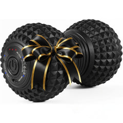 EXELLEON peanut massage ball side view highlights compact portability for travel