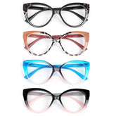 Gafas eyeezi estilo gato, lectura frontal con visión clara