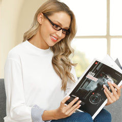 EYEGUARD Readers are lightweight with a slim frame for easy all-day use.