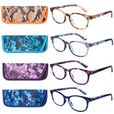 EYEGUARD 4-pack colorful reading glasses for versatile daily styling and quick changes