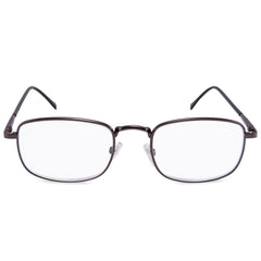 EYEGUARD two-pairs spring hinge reading glasses in brown color for versatile daily use