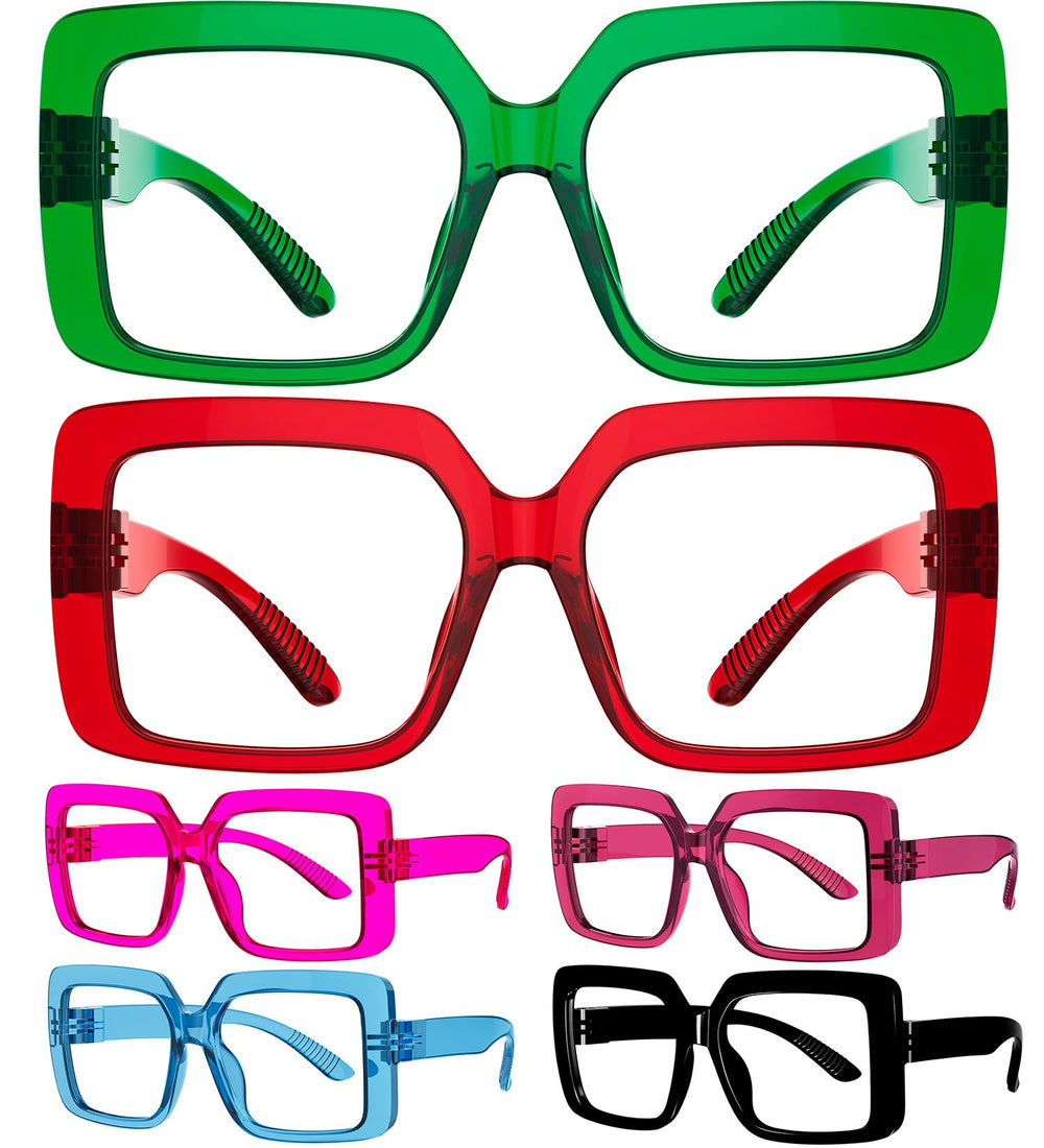 Eyekepper huge metalless reading glasses with wide frame for all-day comfort
