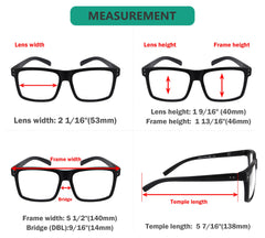 Eyekepper reading glasses worn on face, clear magnification for close tasks.