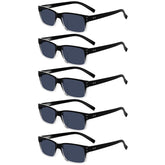 Eyekepper vintage reading sunglasses for men in outdoor setting with grey tint lenses