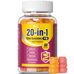 EYHBQIA Fiber Gummies for Women bottle showing keto-friendly, sugar-free daily balance