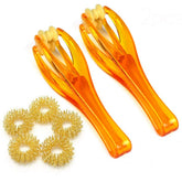 eyxformula two-finger massager roller eases finger stiffness and promotes circulation