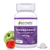 EZ Melts KSM-66 Ashwagandha tablet dissolves for stress support.
