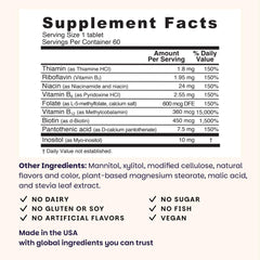 EZ Melts methyl B12 and methyl folate for focused mood support.