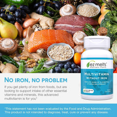 EZ Melts sugar-free tablets without artificial colors or flavors for a guilt-free daily boost.