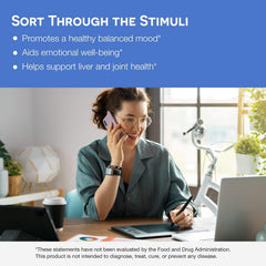 EZ Melts SAM-e tablet dissolving on tongue to simplify daily routine