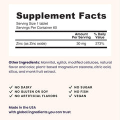 EZ Melts Zinc skin wellness for a healthy appearance.