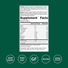E-Z Mg tablets close-up showing mineral blend with magnesium, iron, and vitamin K1.