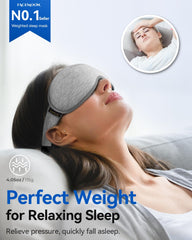 FACEMOON bloqueo de luz 100% con puente nasal para oscuridad total