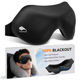 FACEMOON Eye Mask with light-blocking 3D contour for deep, distraction-free sleep anywhere.