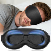 FACEMOON mascarilla de sueño con peso para viaje bloquea luz y favorece descanso